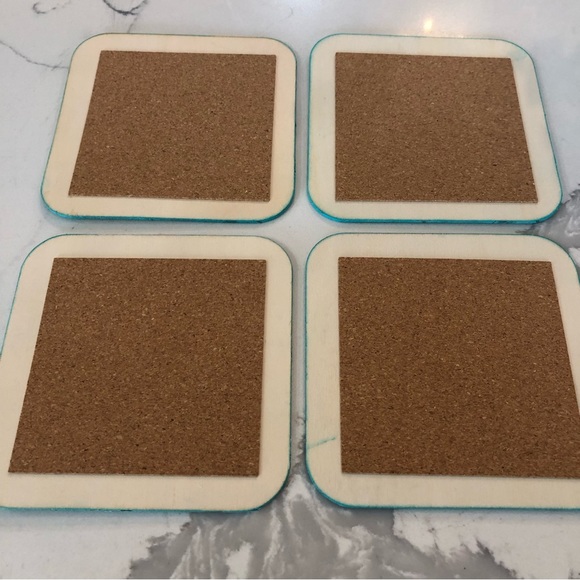 NEW! Farmhouse wood beverage coasters - Picture 6 of 6